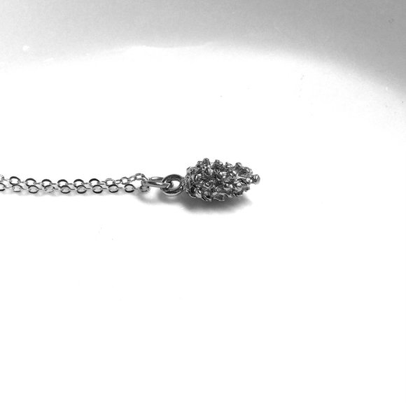 Miniature Pine Cone Nature Trees Forest Nature Lover Charm Gift Necklace - Picture 2 of 2